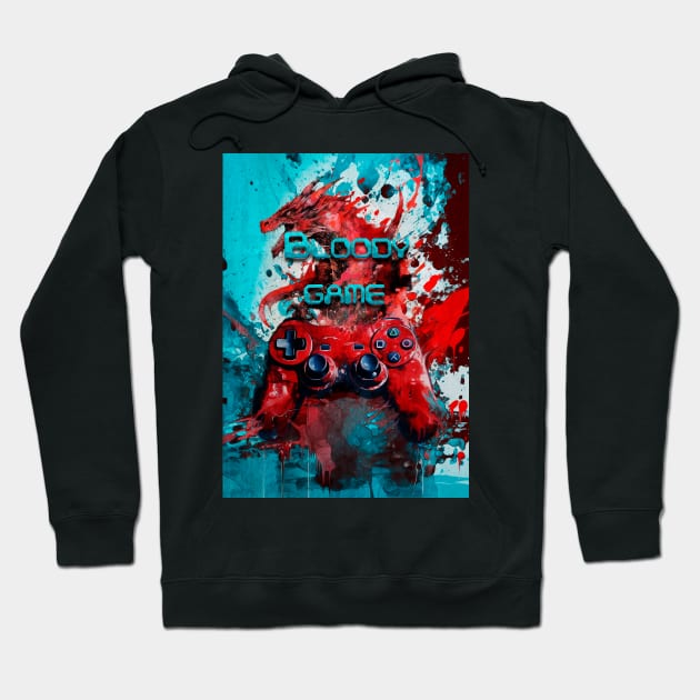 Bloody game Hoodie by KIDEnia